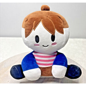 Kawaii Chibi Plush Doll – Brown Hair – Cute Round Style – Soft Toy